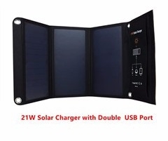 Солнечное зарядное устройство 21 Вт / SLS 21W 5V / туристическое раскладное Солнечное зарядное устройство 21 Вт / SLS 21W 5V / туристическое раскладное