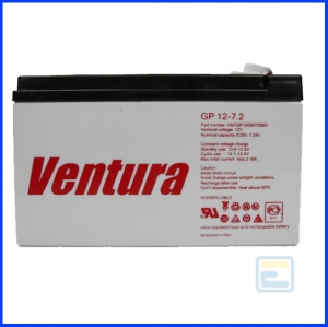 Акумулятор 12В 7,2А*год / GP 12-7,2 / Ventura / AGM