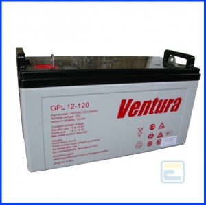 Акумулятор 12В 120А*год / GPL 12-120 / Ventura / AGM
