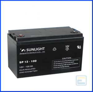 Аккумулятор 12В100А*ч / SP 12-100 / Sunlight / AGM
