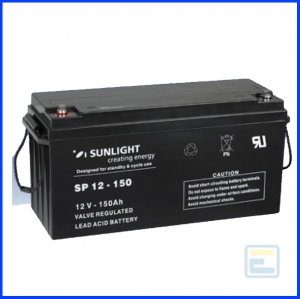 Аккумулятор 12В 150А*ч / SP 12-150 / Sunlight / AGM