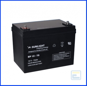 Аккумулятор 12В 75А*ч / SP 12-75 / Sunlight / AGM